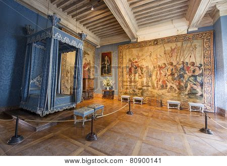 interior room of Chambord castle