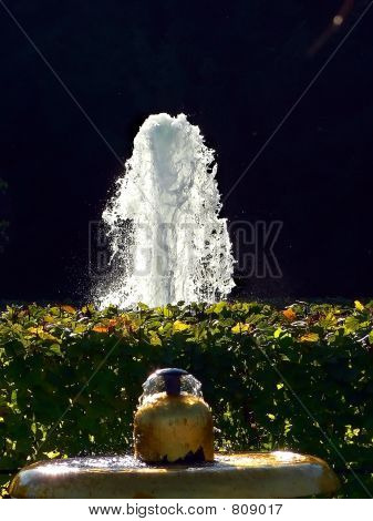 Fontaine et or