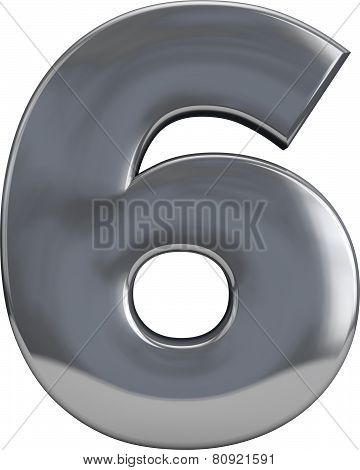Metal Letter 6