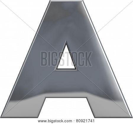 Metal Letter A