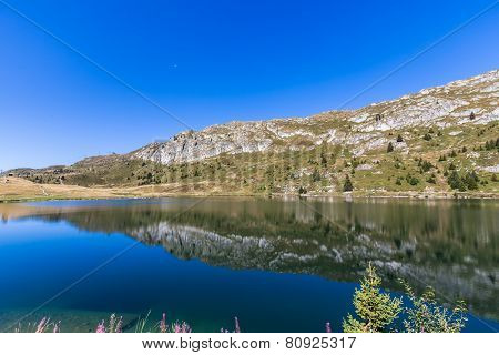 Bettmersee (lake) In Valais