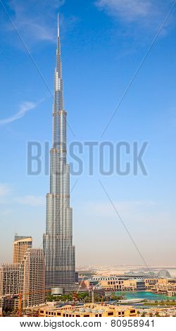 DUBAI, UAE - APRIL 27: Downtown Burj Dubai April 27, 2014 in Dubai, United Arab Emirates. Dubai is biggest city of UAE and one of the most important financial centers of the Middle East economy
