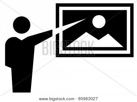 Museum docent icon