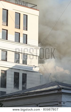 A Fire In A Warehouse At 108 Frolovska