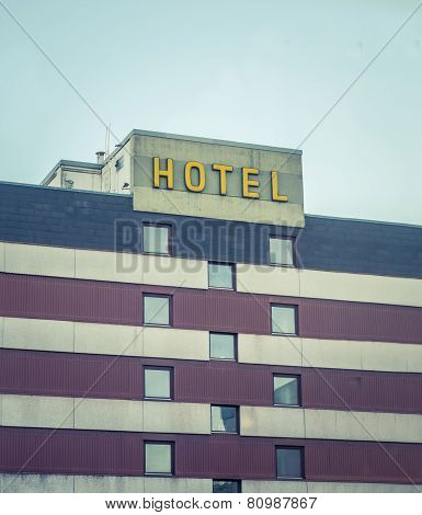Retro Vintage Ugly Hotel