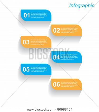Infographic design. Ideal for statistic data display.