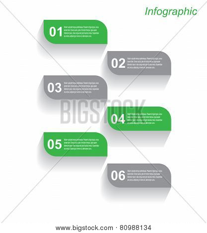 Infographic design. Ideal for statistic data display.