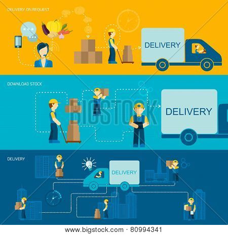 Delivery Man Banner