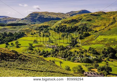 Glenridding seen from slopes of Sheffield Pike