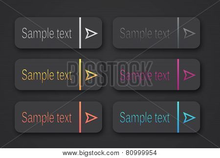 Web Buttons Rainbow