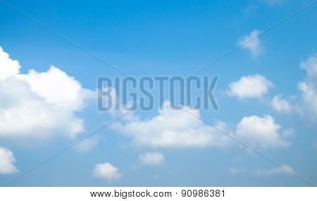 blue sky with cloud
