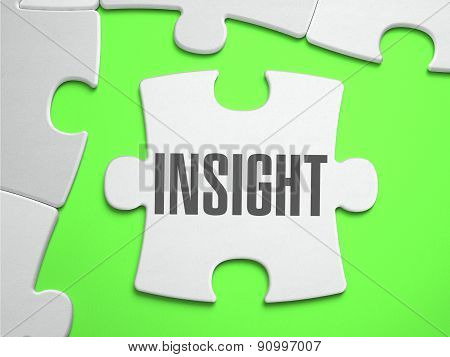 Insight - Jigsaw Puzzle with Missing Pieces.
