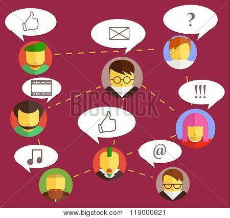social network icons