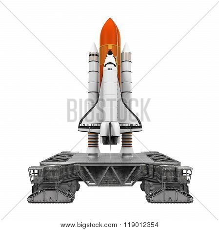 Space Shuttle and Mobile Launcher Platform