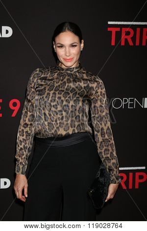 LOS ANGELES - FEB 16:  Patricia DeLeon at the Triple 9 Premiere at the Regal 14 Theaters on February 16, 2016 in Los Angeles, CA