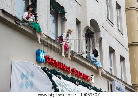 Mannequins On The Window