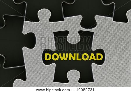 Jigsaw Puzzle Written Word Download