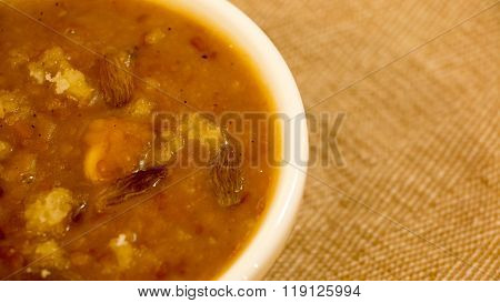 Hesaru Bele Payasa Or Yellow Moong Dal Pudding From Karnataka, India