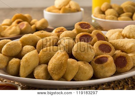 Mixed Brazilian Snacks Fried