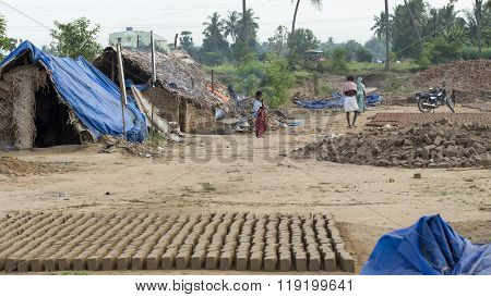 Scenes of rural life in India