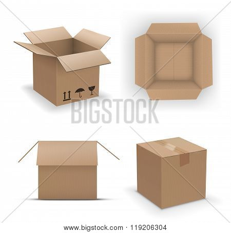 Recycle brown box
