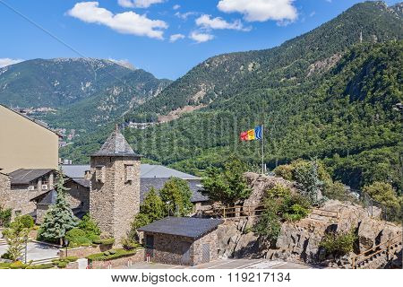 Andorra La Vella Surrounded By Beautiful Mountains