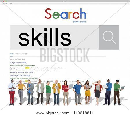 Skills Talent Expert Aptitude Proficiency Professional Concept