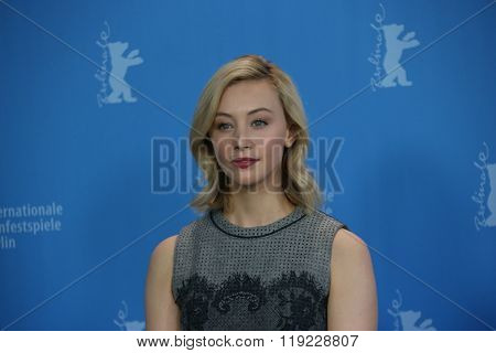 Actress Sarah Gadon attends the 'Indignation' photo call during the 66th Berlinale International Film Festival Berlin at Grand Hyatt Hotel on February 14, 2016 in Berlin, Germany.