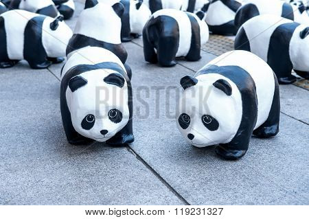 Panda Sculptures.