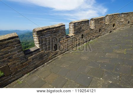view of the Simatai Great Wall of China, Beijing, China