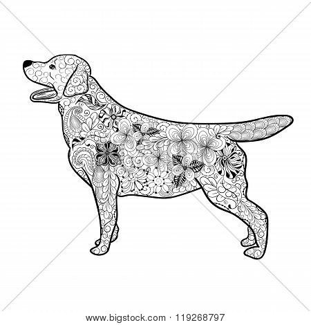 Dog Doodle Illustration