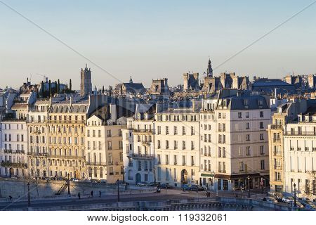The Panorama Of Building In Paris.