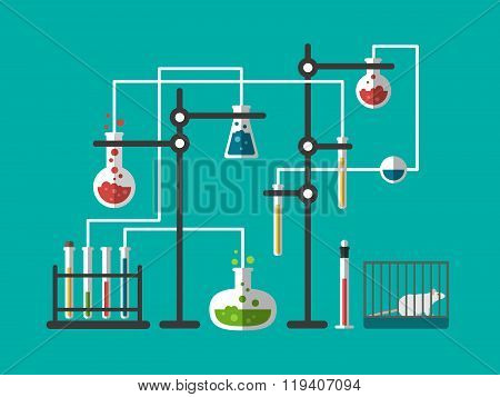 Laboratory design flat