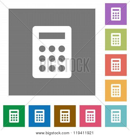 Calc Square Flat Icons