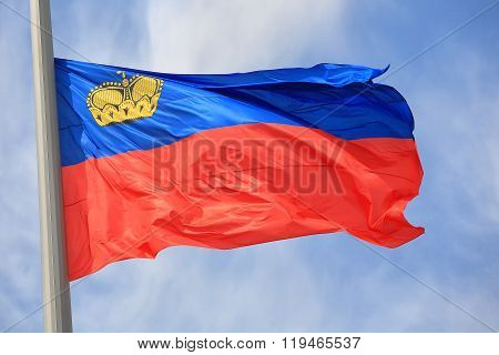 Flag Of Liechtenstein