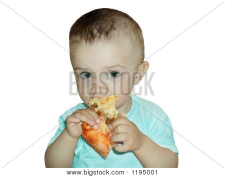 Bir Pizza ile kız