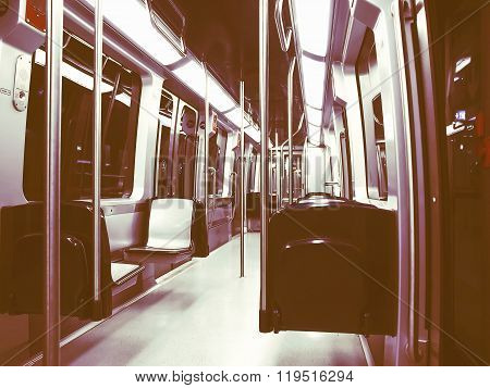 Subway Train Vintage