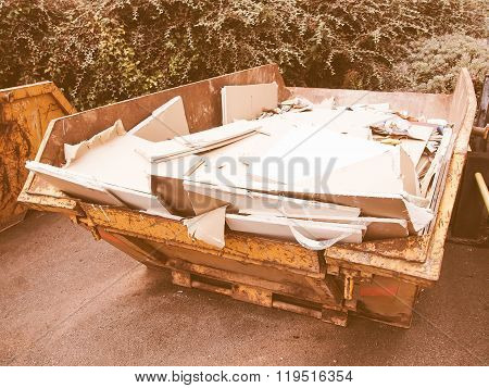 Dumper For Debris Vintage