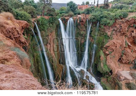 Ouzoud waterfalls in Grand Atlas village of Tanaghmeilt