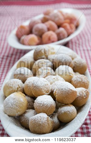 Carnivalesque Italian Sweet Called Castagnole