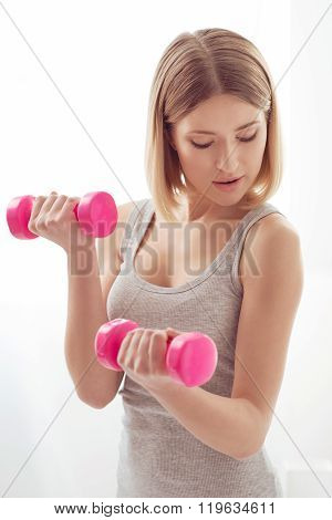 Doing morning exercises to get healthier