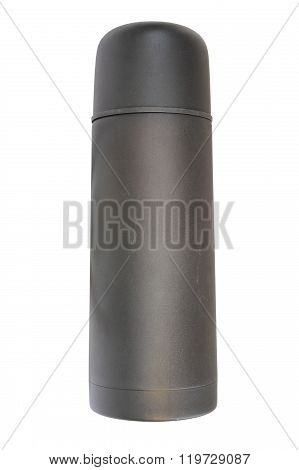 Black Old Thermos Flask