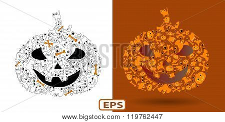 Happy pumpkin Halloween.