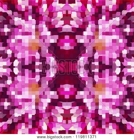 Seamless simmetric pattern with many colorful square elements