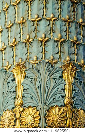 Detail Of Parisian Lamp Post Pattern