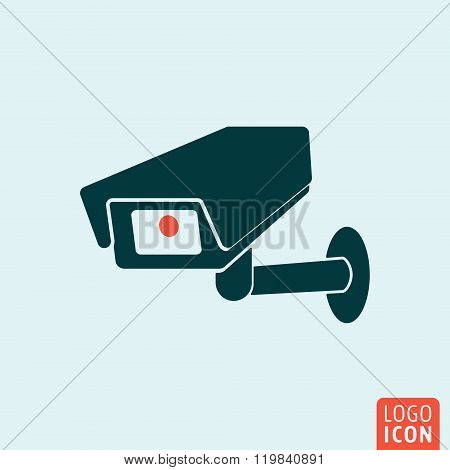 CCTV icon isolated