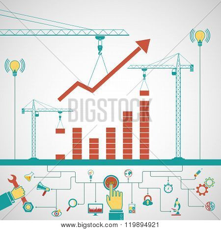 Infographics Business Concept