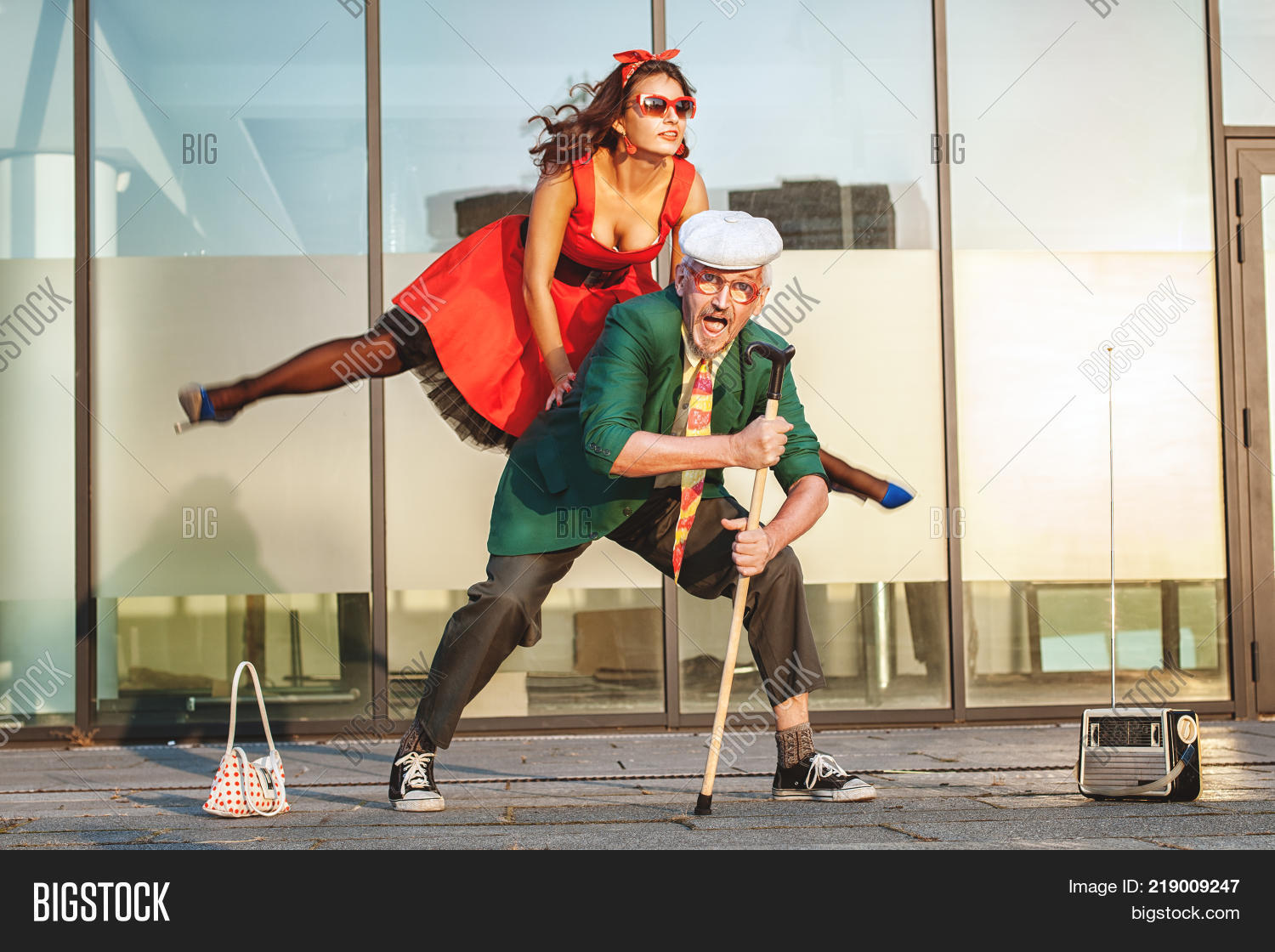 Woman Jumps During Image & Photo (Free Trial) Bigstock