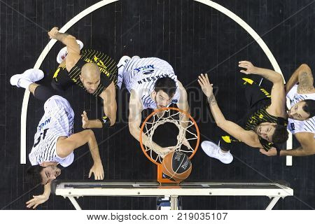 Greek Basket League Game Paok Vs Aris At Paok Sports Arena.