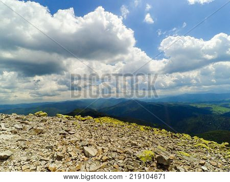 Nature of Carpathian Montains  Ukraine in Europe